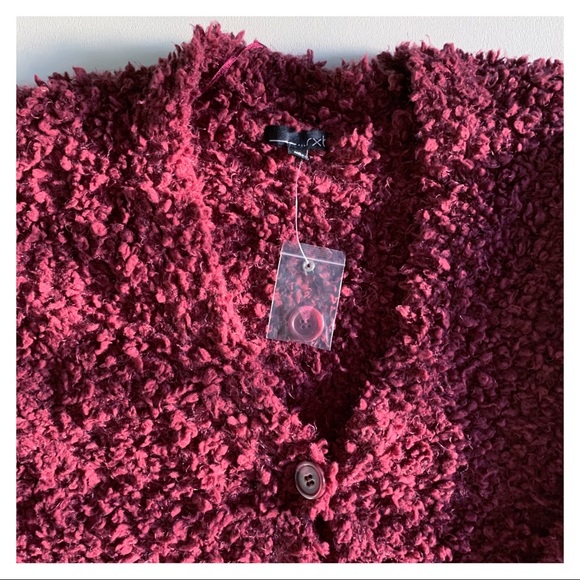 RXB Knit Sweater V-Neck Cardigan XS but fits like S-M - Picture 6 of 9